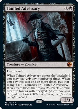 Tainted Adversary Innistrad- Midnight Hunt